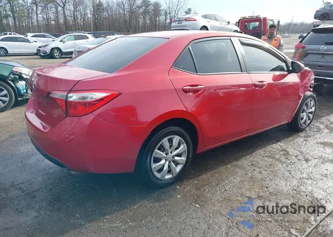 2016 Toyota Corolla Le from USA, damaged, VIN 2T1BURHE5GC510717